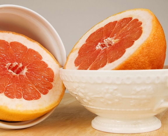 ceramic, bowls, grapefruit