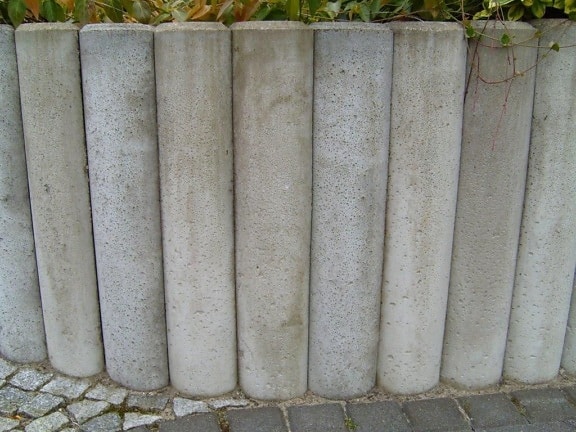 concrete, pillar