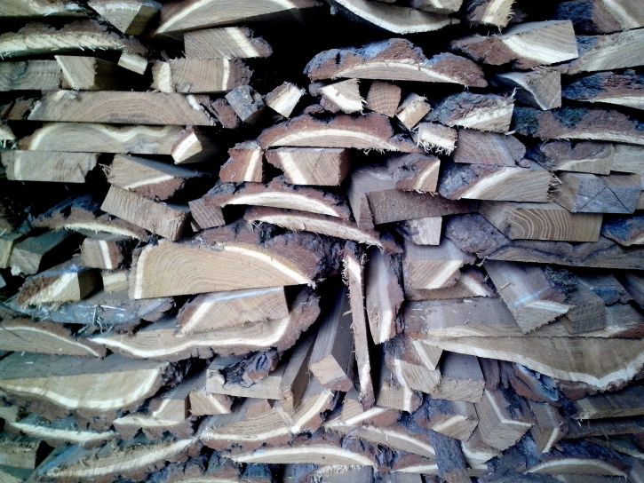 fragmented, fire, wood