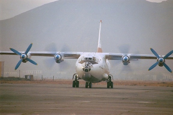 afghanistan, cargo, plane, arriving, textbooks