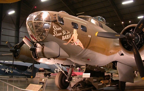 Boeing B-17G, aircraft, flying fortress, museum