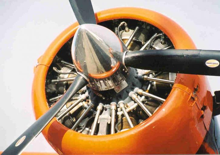 Motor, Propeller, Flugzeuge, in der Nähe
