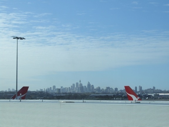 Sydney, cityscape, flyplass