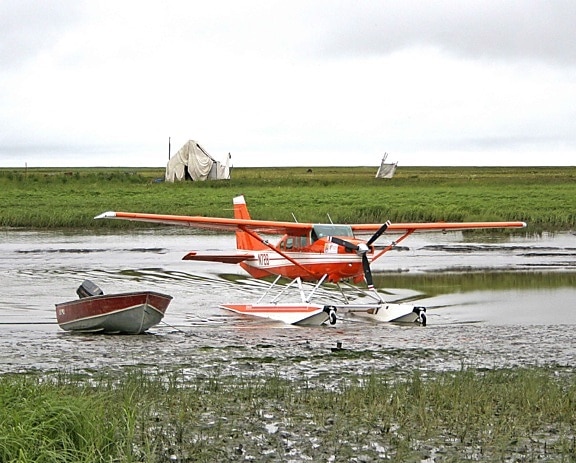 Cessna, úszótestes, repülőgép, repülőgép