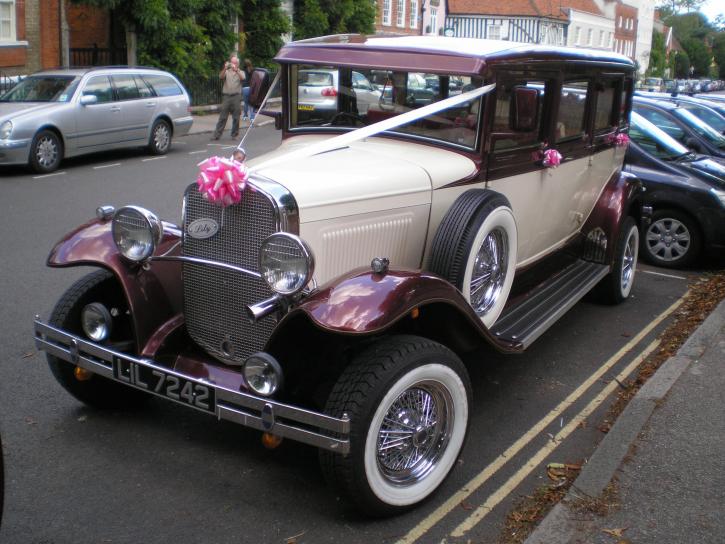 wedding, car, oldtimer