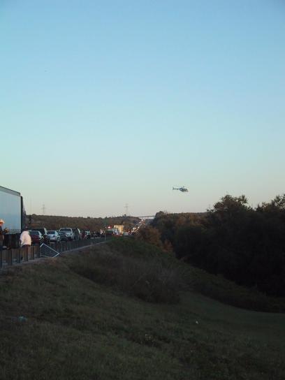 medisinsk evakuering helikopter, forlater, scene, ulykke