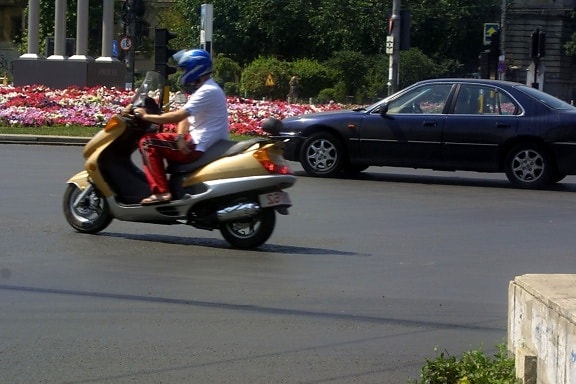 motocykl, Sterownik, ulica