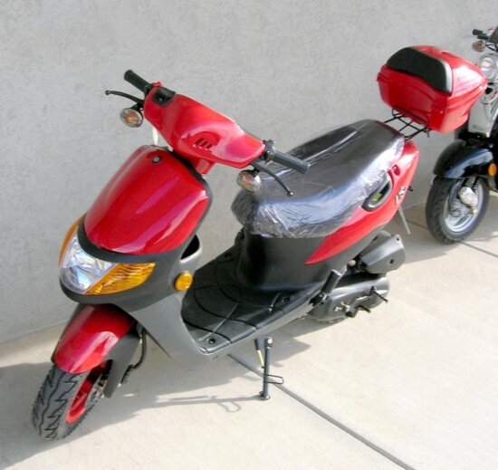 scoooter, motorcykel