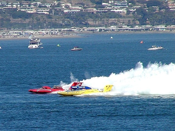 racing, boats