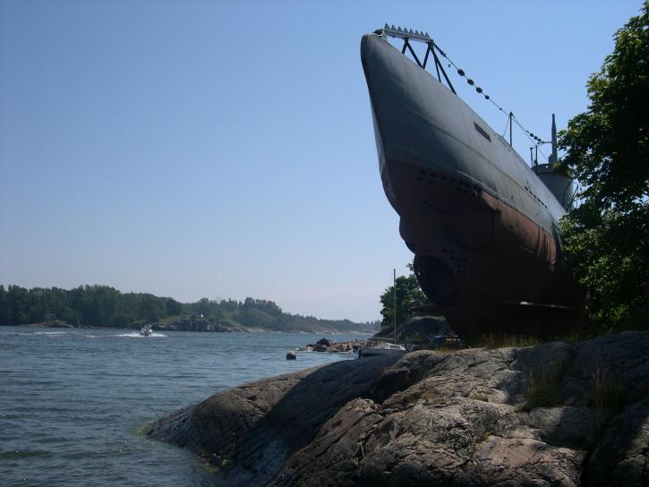 thuyền, vesikko, suomenlinna