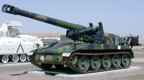 M110, military tank, weapon, armor, shield, machine, heavy, army, tracked vehicle, howitzer