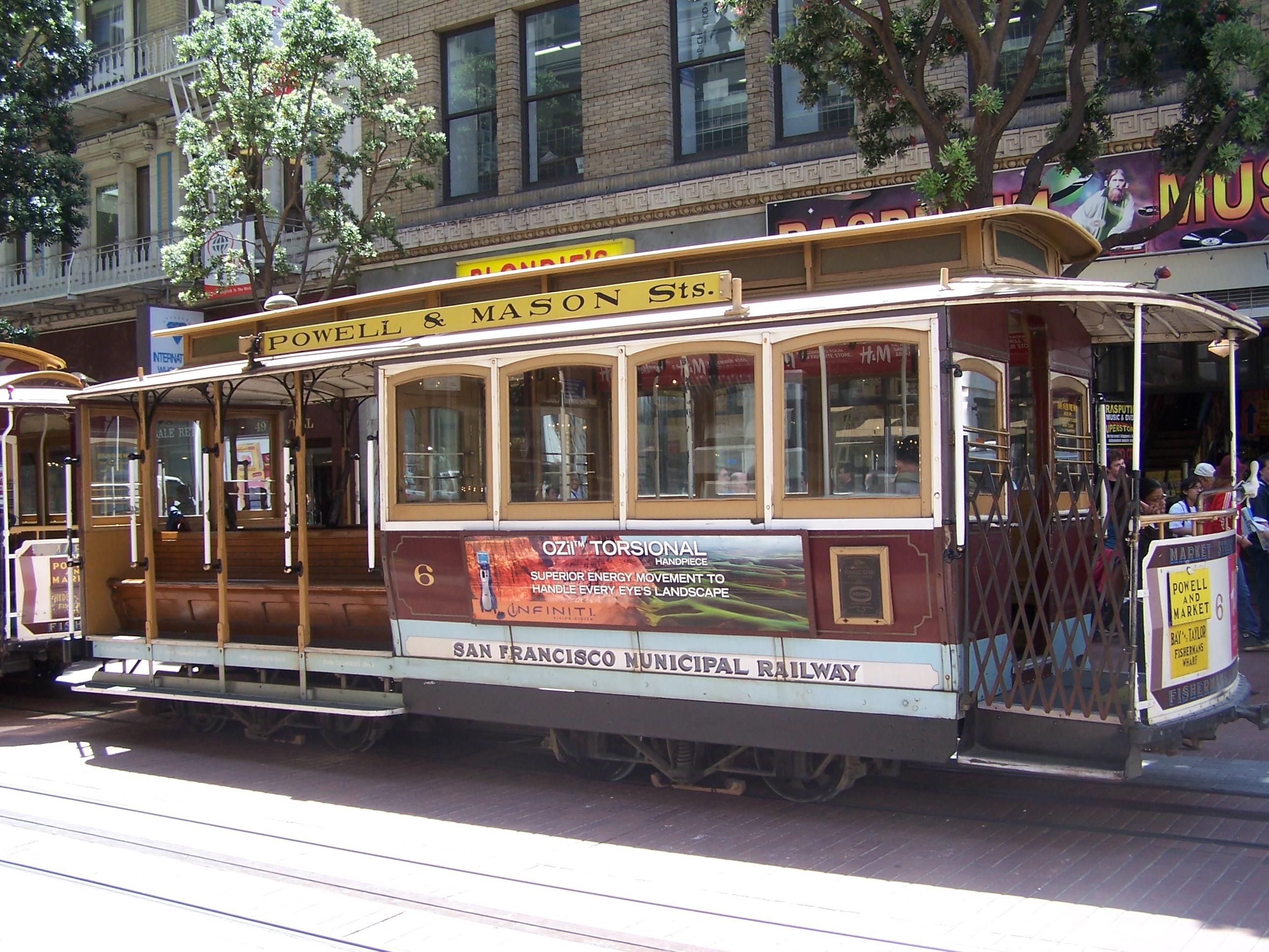 Канатный трамвай. Трамвай в Сан-Франциско. Кабельный трамвай Сан-Франциско. Канатный трамвай Сан-Франциско. Канатная дорога Сан Франциско.