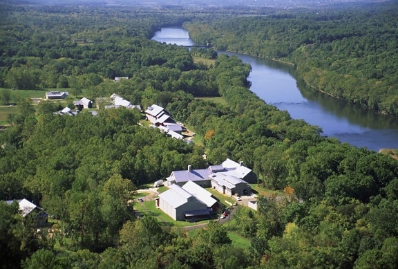 aerial, national, conservation, training, center, nctc, campus, image