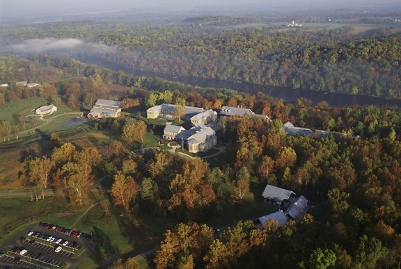 aerial, national, conservation, training, center, nctc, campus, photo