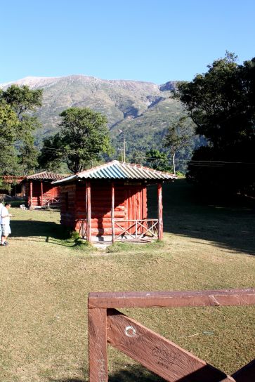 cabines, base, Santa, vulcão, San Salvador, remodelado