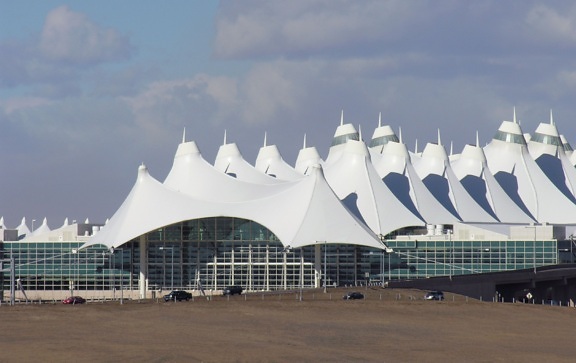 de internationale luchthaven van Denver,