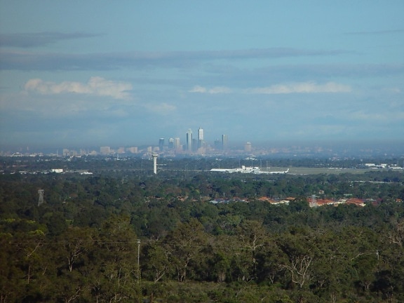 Perth, city, distance
