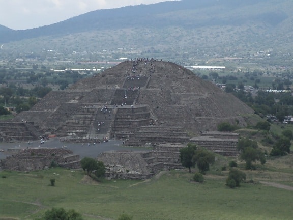 pyramid, Moon, Teotihuacan