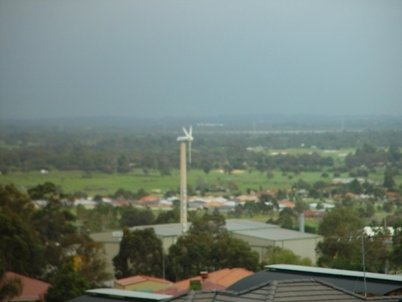 lluviosa, de Perth, en los suburbios