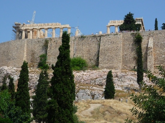 Partenon, drevni, Grčki, hram