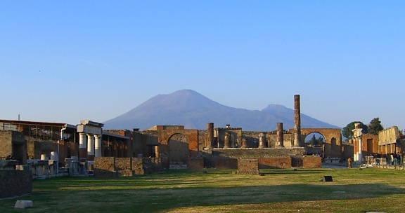 Vesuvius, reruntuhan, Pompeii