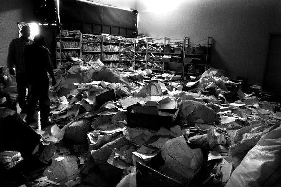 disorganized, records