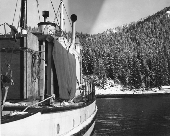 old, photo, old, boat, water