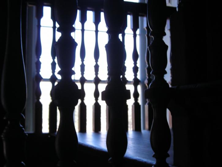 antebellum, stair, railing